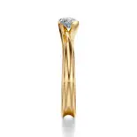 Pierścionek złoty z diamentem AJPZ_064